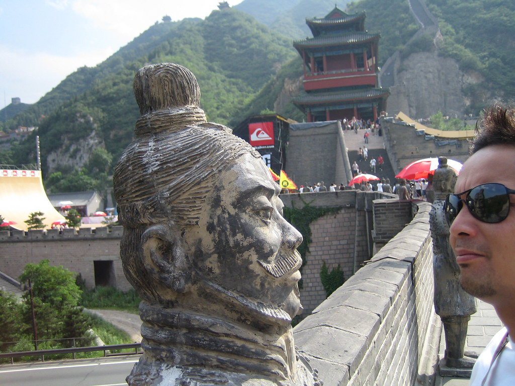 Me again Danny Way Great wall of China jump, Juyongguan Pa… Flickr