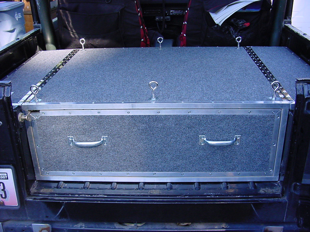Custom Jeep Drawer Cargo System