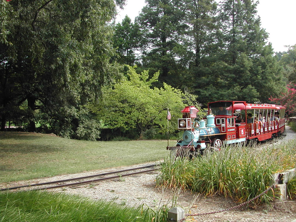 Pullen Park Here comes the train. ted Flickr
