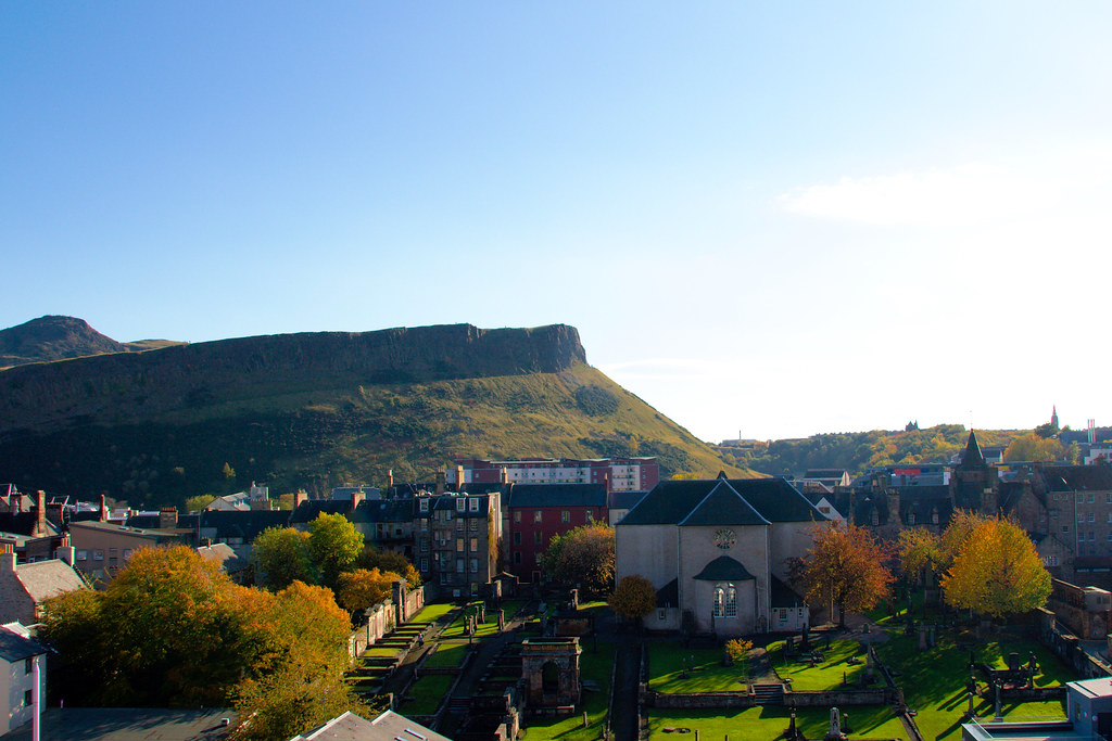 Canongate Kirk and Salisbury Crags Autumn (303/365) Flickr