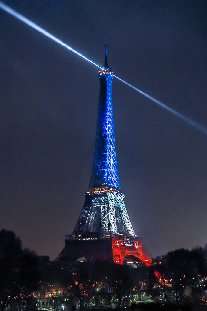 Paris Tour Eiffel bleu blanc rouge Attentats de Paris, Att… Flickr