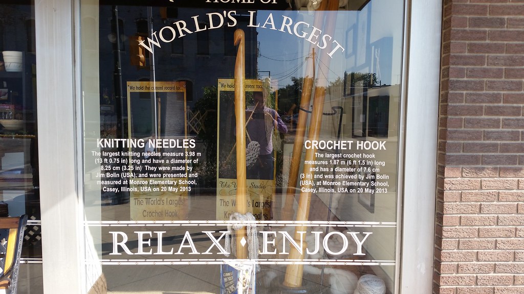World's Largest Knitting Needles Casey, IL Drew Tarvin Flickr