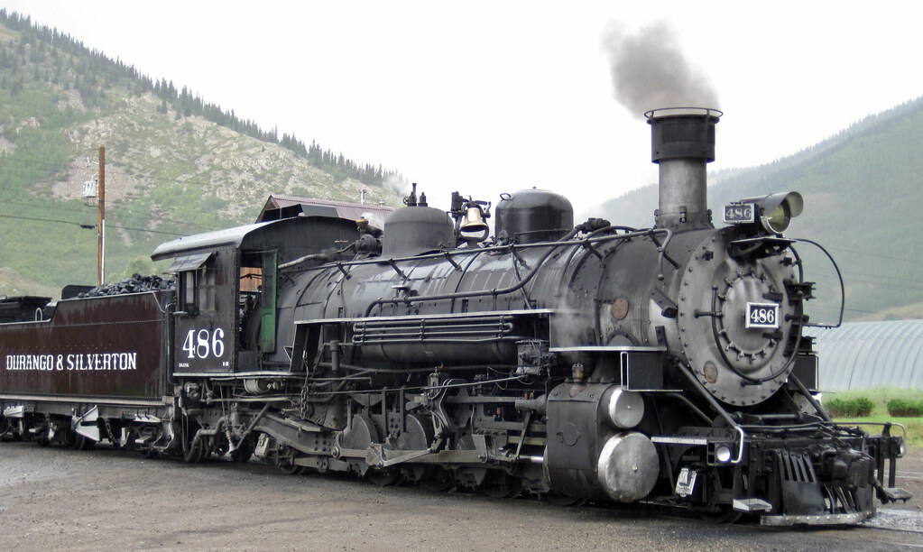 Durango & Silverton Railroad 486 steam (K36 282