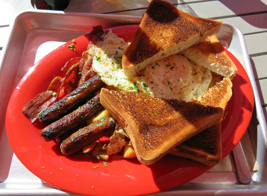 Truckers Breakfast Two of Everything at the Red Truck Dine