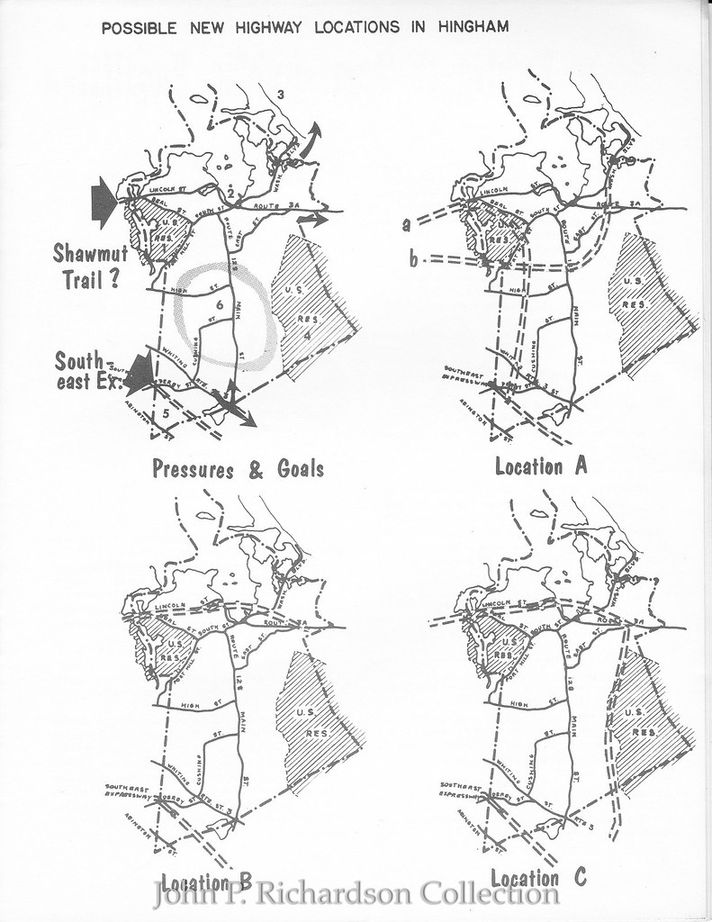 1959 Hingham Highway Plan 1959 sketch maps delineating "Po… Flickr