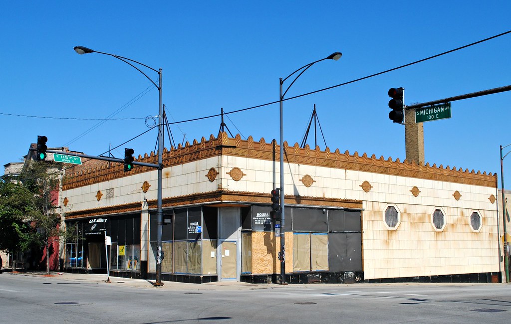 Corner of 115th Street & Michigan Ave. Roseland, Chicago Cragin