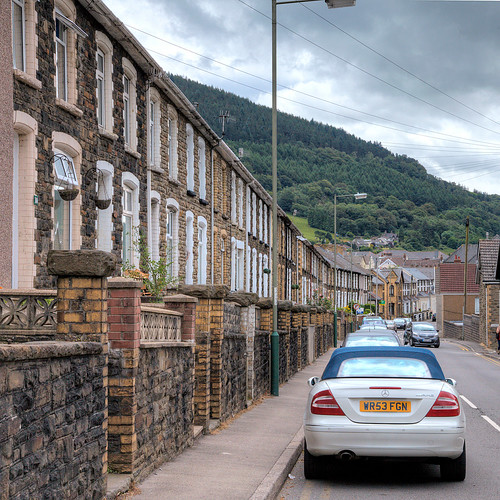 Cwmcarn Homes All in a Row I was happy to capture the rece… Flickr