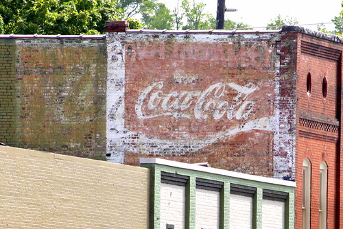 Enjoy CocaCola mural Rome, GA This is an old fading Coc… Flickr
