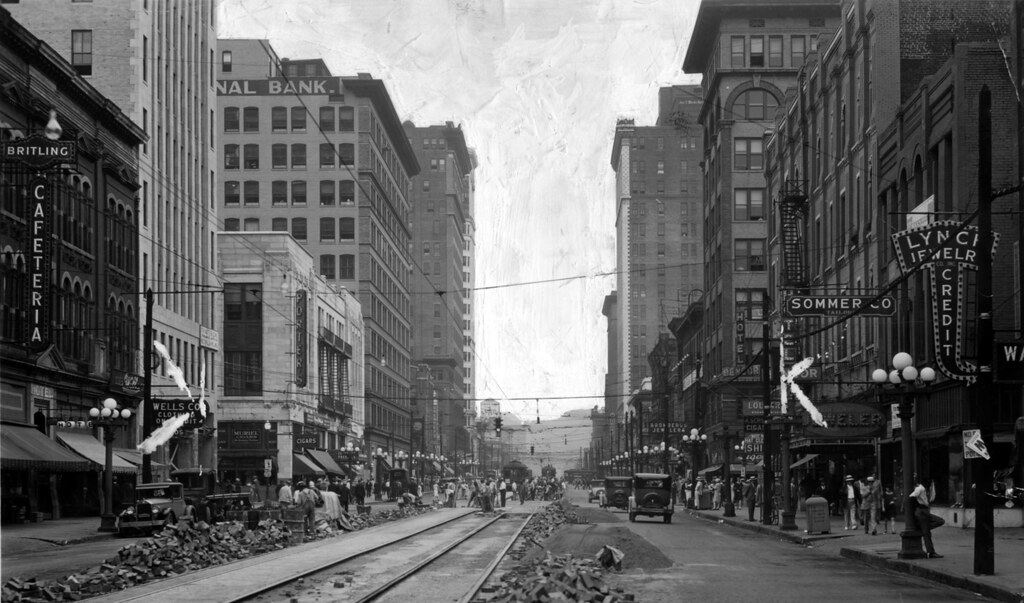 20th Street, c.1928, Birmingham, Alabama Photography by O.… Flickr