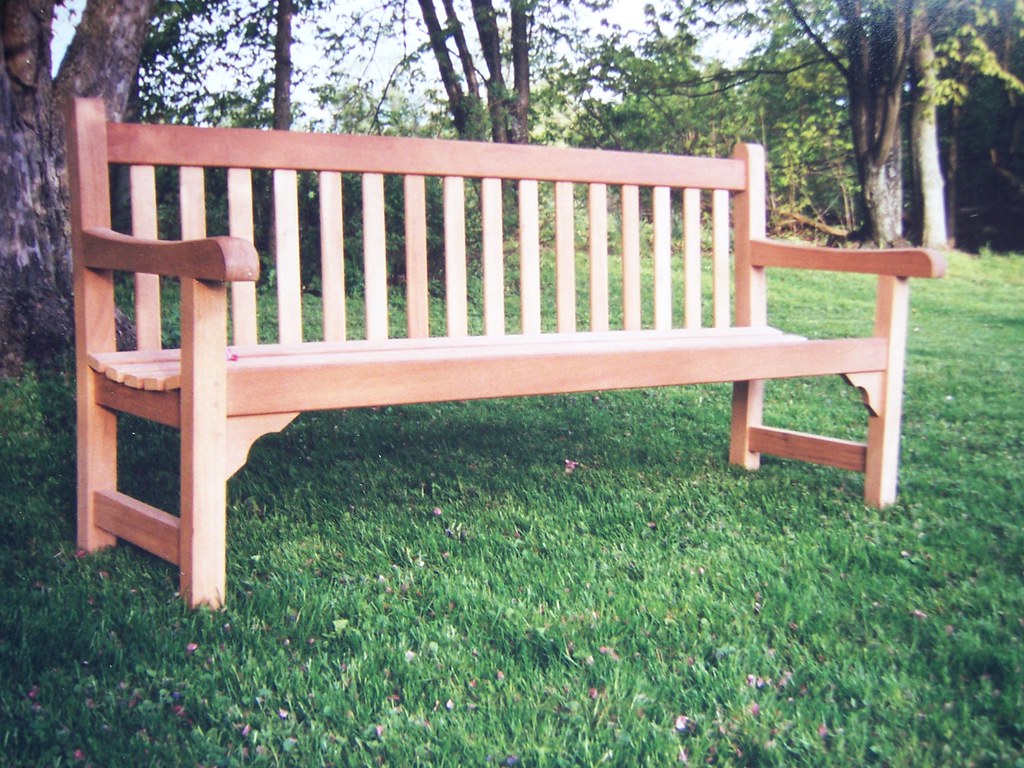 English Garden Bench Woodworking Plans garden bench A traditional English garden bench, solid unf&hellip; Flickr