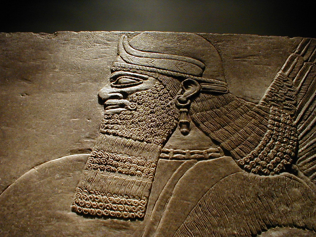Detail of Sumerian stele At the Boston Museum of Fine Arts… Flickr