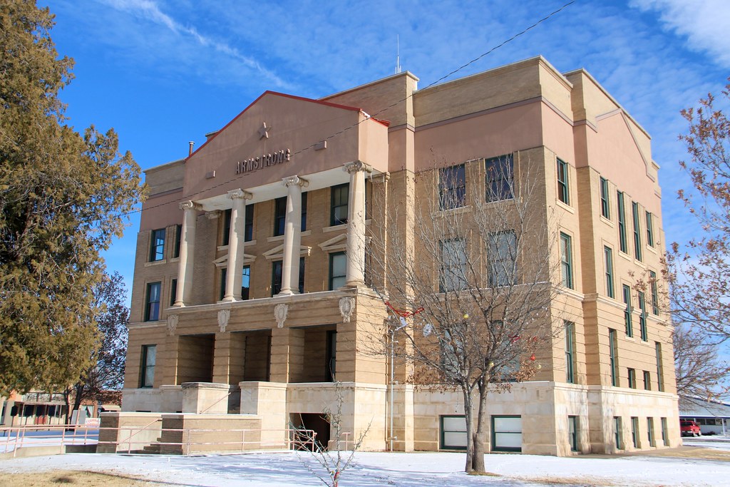 Armstrong County Courthouse (Claude, Texas) Historic 1912 … Flickr