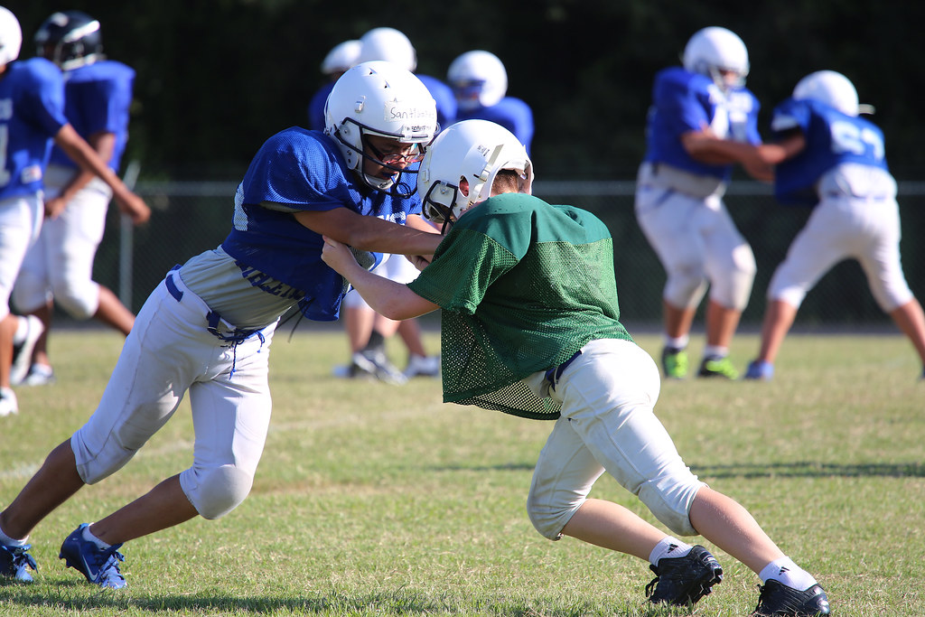 KCMS Football Practice Jill Carlson Flickr