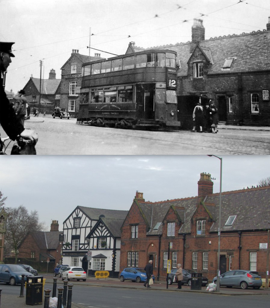 West Derby Village, West Derby, 1940s and 2016 All these p… Flickr