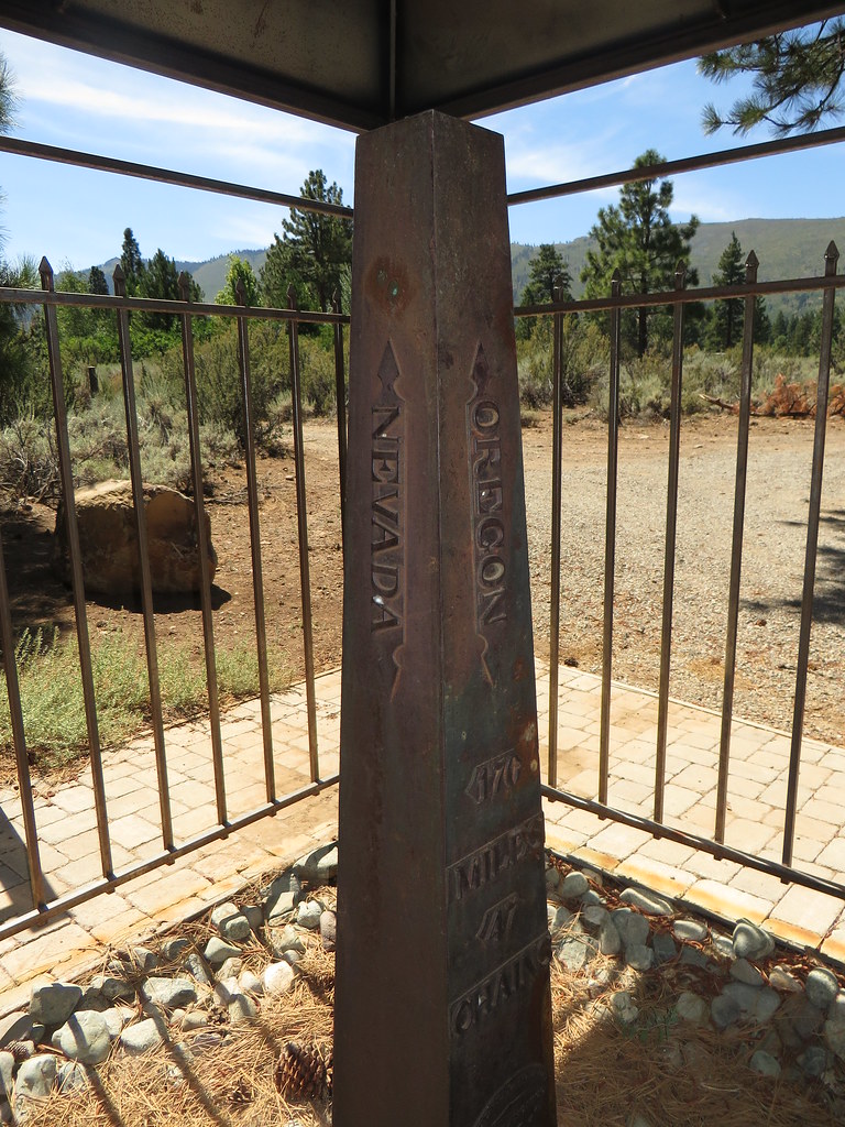1872 CaliforniaNevada State Boundary Marker, Verdi, Nevad… Flickr