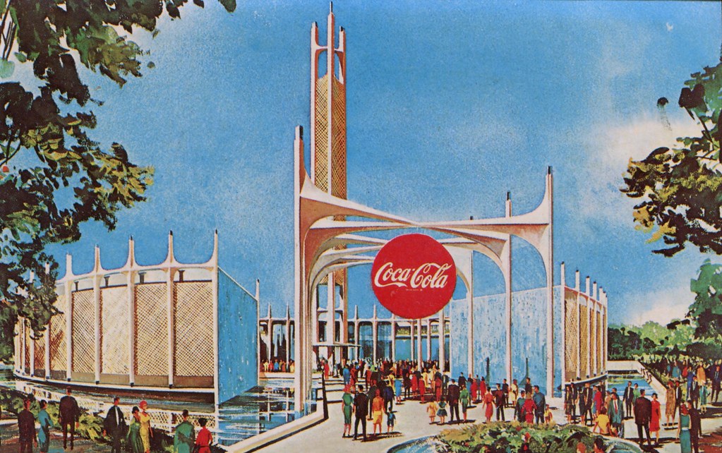 The CocaCola Company Pavilion, New York World's Fair, 196