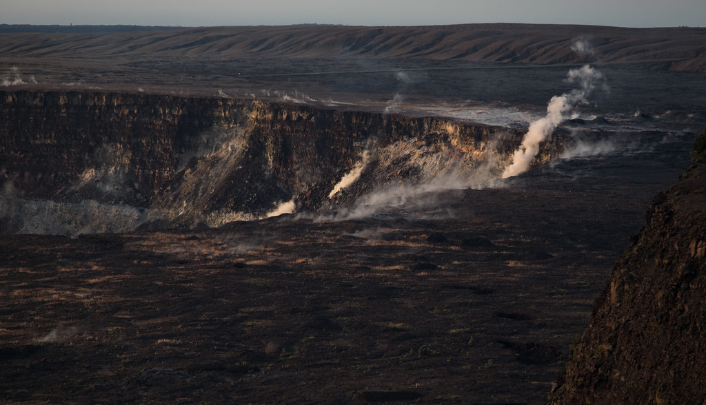 Morning Steam 1 Morning view of steam rising from Halemaʻu… Flickr