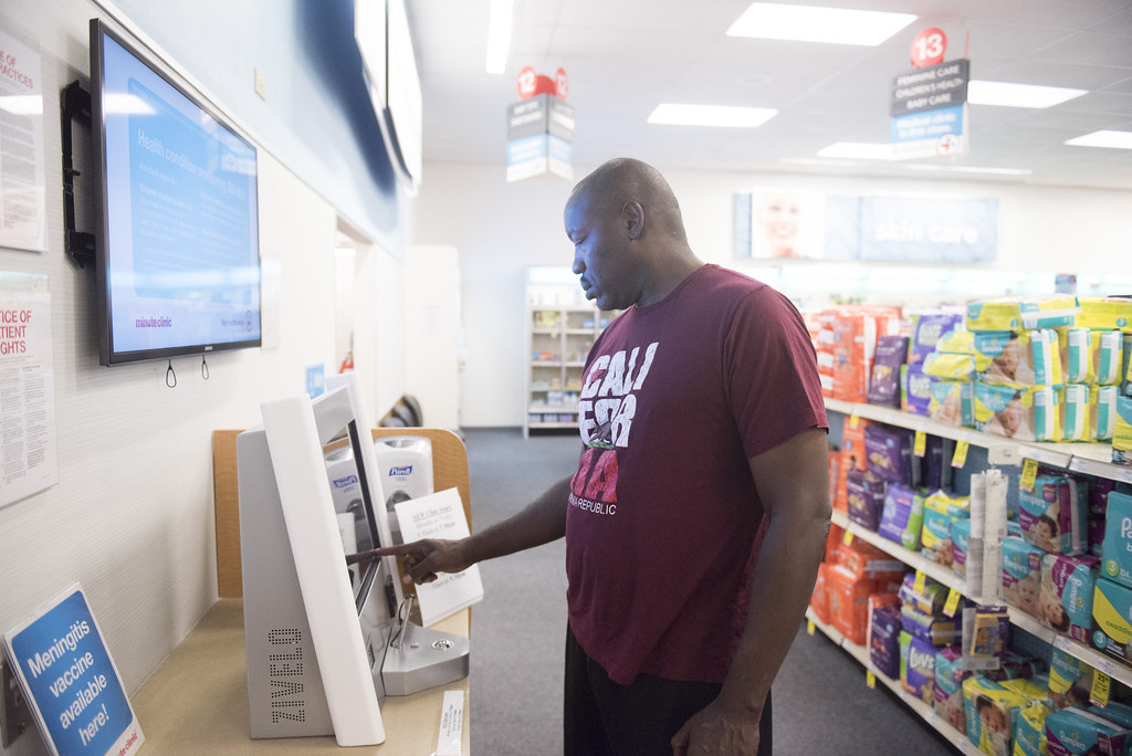 CVS Pharmacy's Minute Clinic allows patients to drop in fo