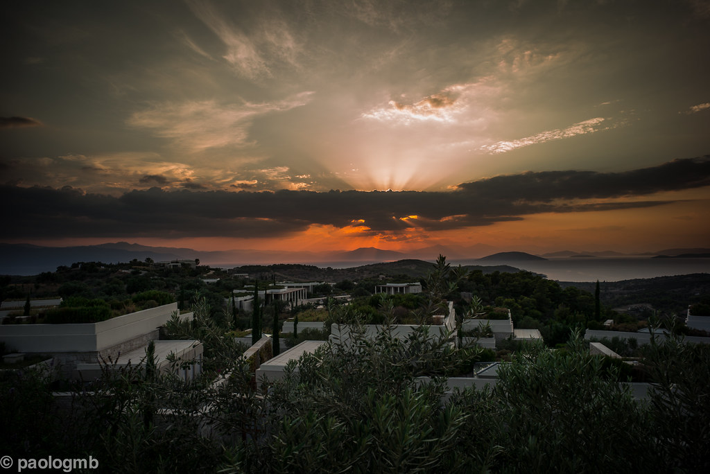 sunset kranidi, greece. Paolo Gamba Flickr