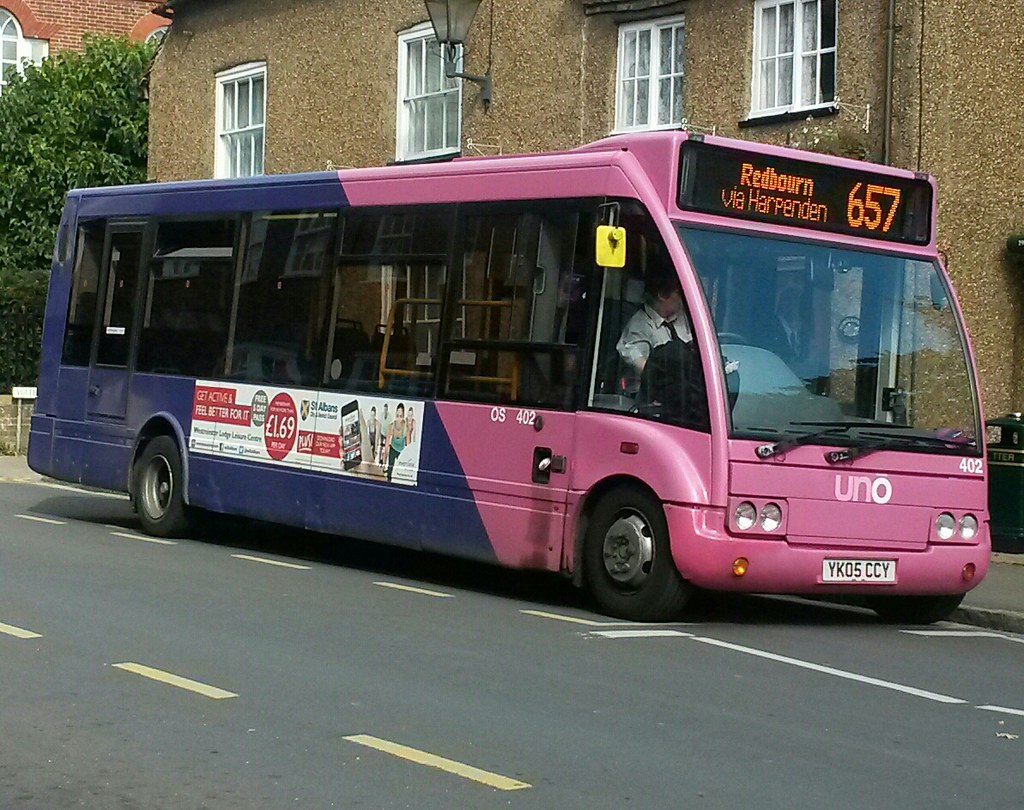 Uno Bus Optare Solo 402 YK05CCY On Route 657 St. Albans To Redbourn