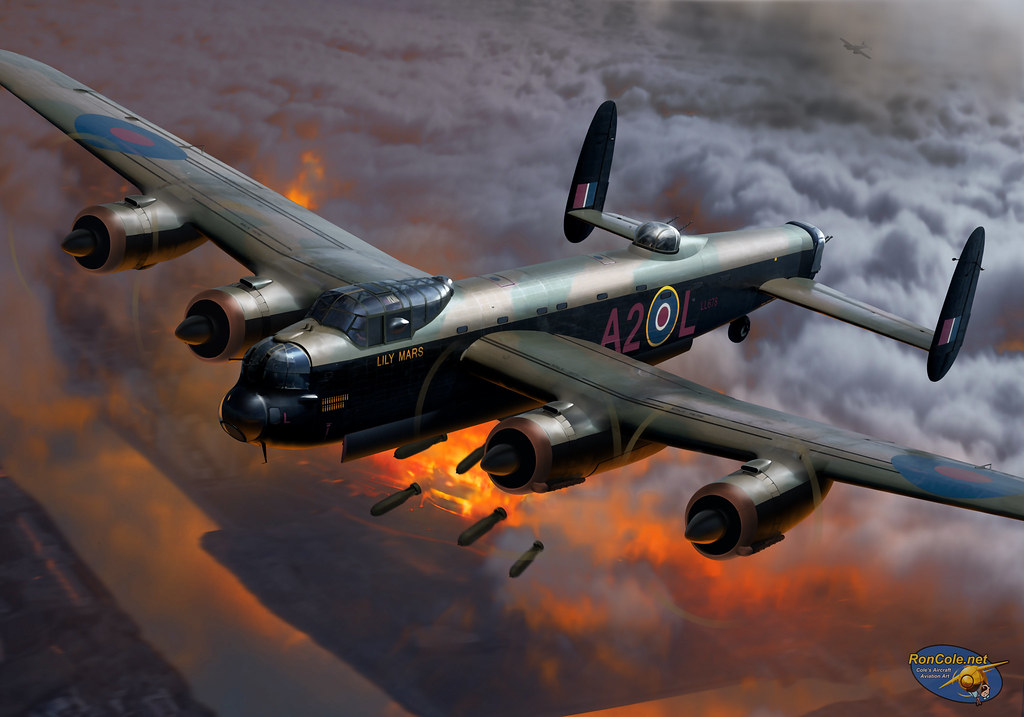 Lancaster B.II Painting by Ron Cole My new painting of Avr… Flickr