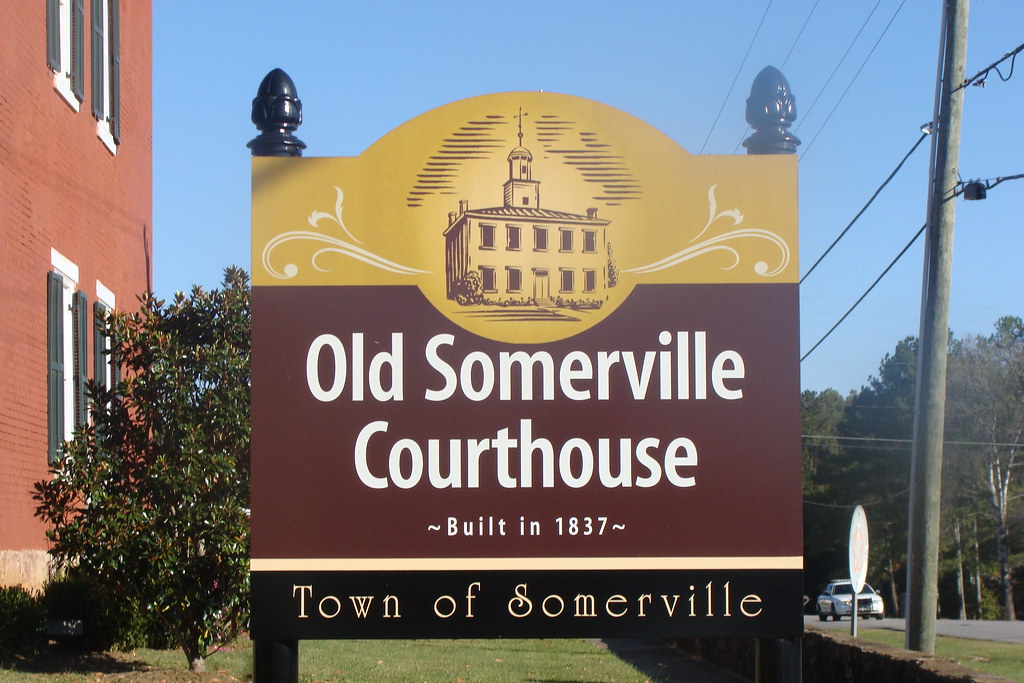 Old Somerville Court HouseSomerville, Al. Built in 1837… Lamar