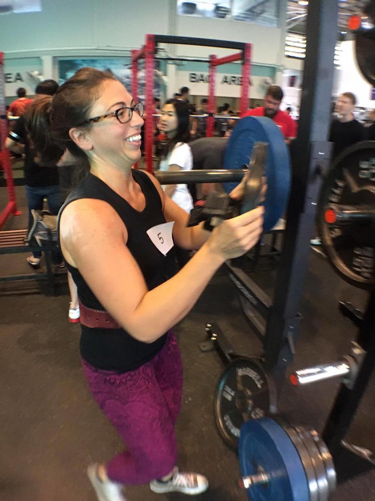 My first powerlifting meet! Photo by toscakilloran Flickr