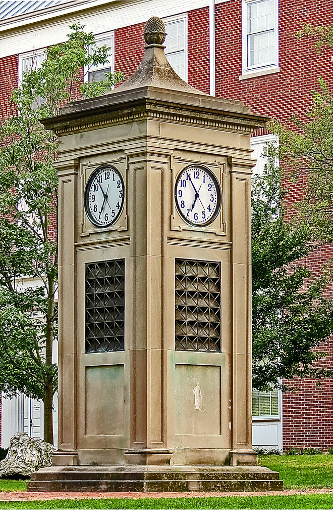 1920 Wabash College Clock Tower Visiting the Wabash Colleg… Flickr