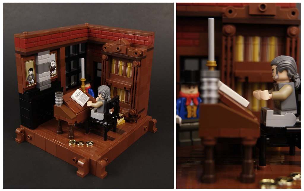 Lego Christmas Carol 1 Scrooge's Office A series of vign… Flickr