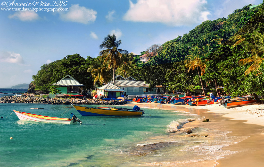Britannia Bay, Mustique Just one more shot of beautiful Br… Flickr