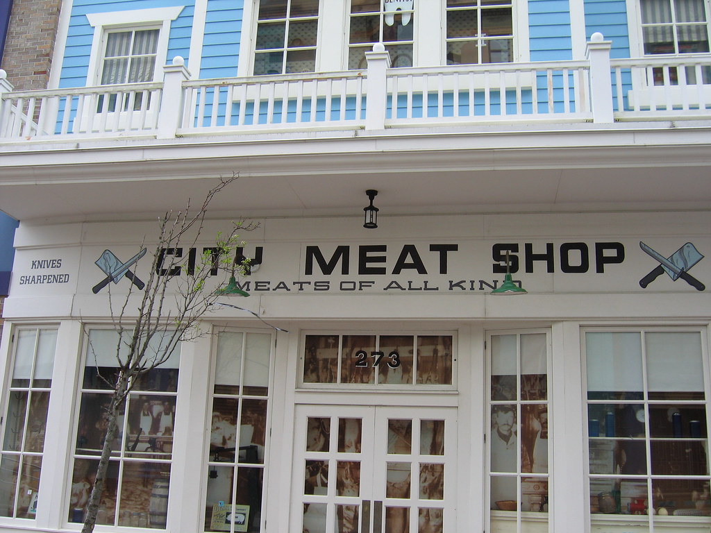 city meat shop On an Atlantic City, NJ sidestreet...just n… Flickr