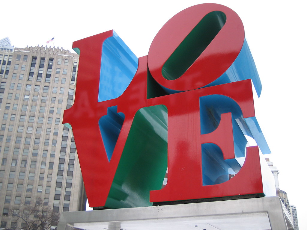 LOVE The LOVE sculpture is really Triccie's sculpture … Flickr