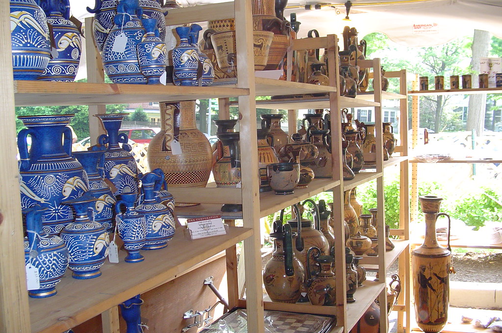 pottery These were the most beautiful vases I had ever see… Flickr