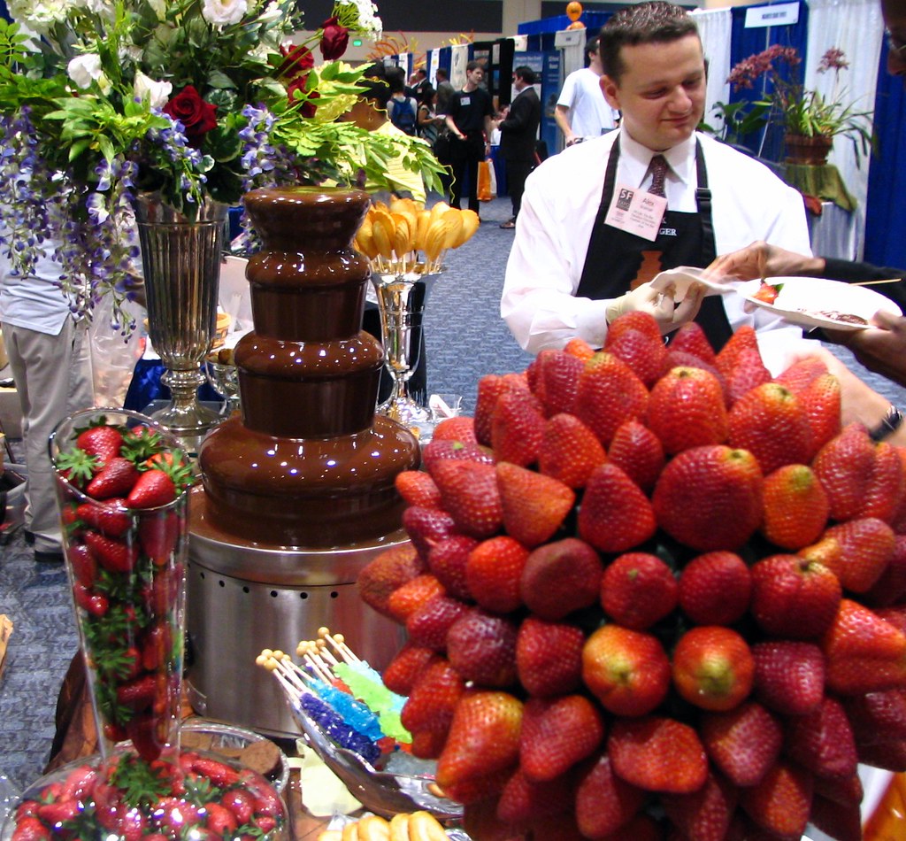 Chocolate Fountain and Strawberries at the San Francisco H… Flickr