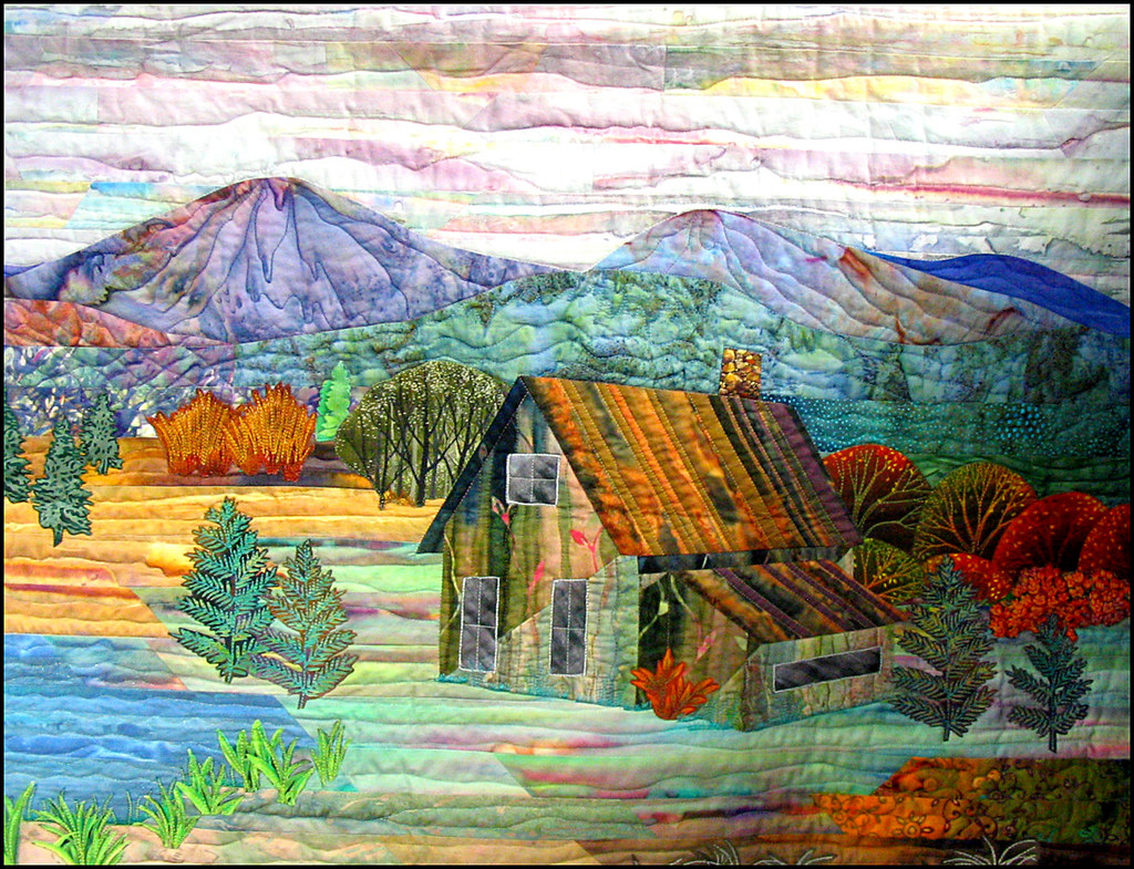 "Autumn at the Cabin" Denver National Quilt Show Flickr