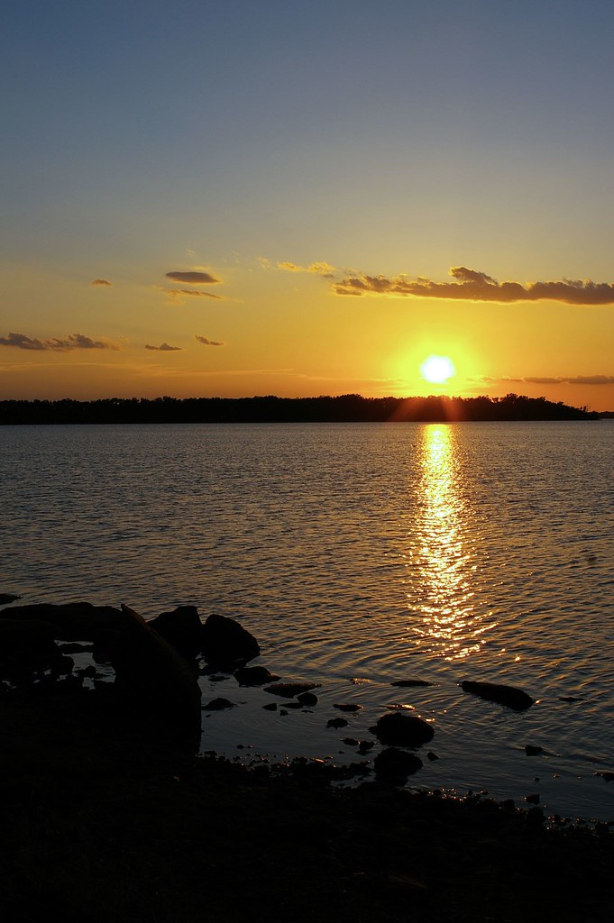 Foss Sunset Sunset at Foss Lake in Western Oklahoma James Corbridge