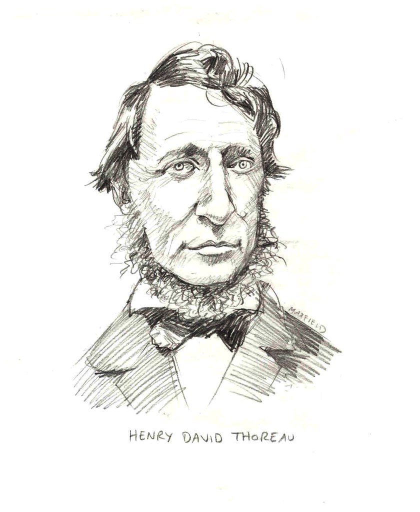 Thoreau One of 24 centerpiece portaits done for the 2004 f… Flickr