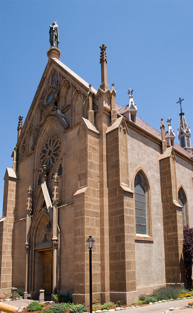 Loretto Chapel Altar One of the stained glass windows The … Flickr