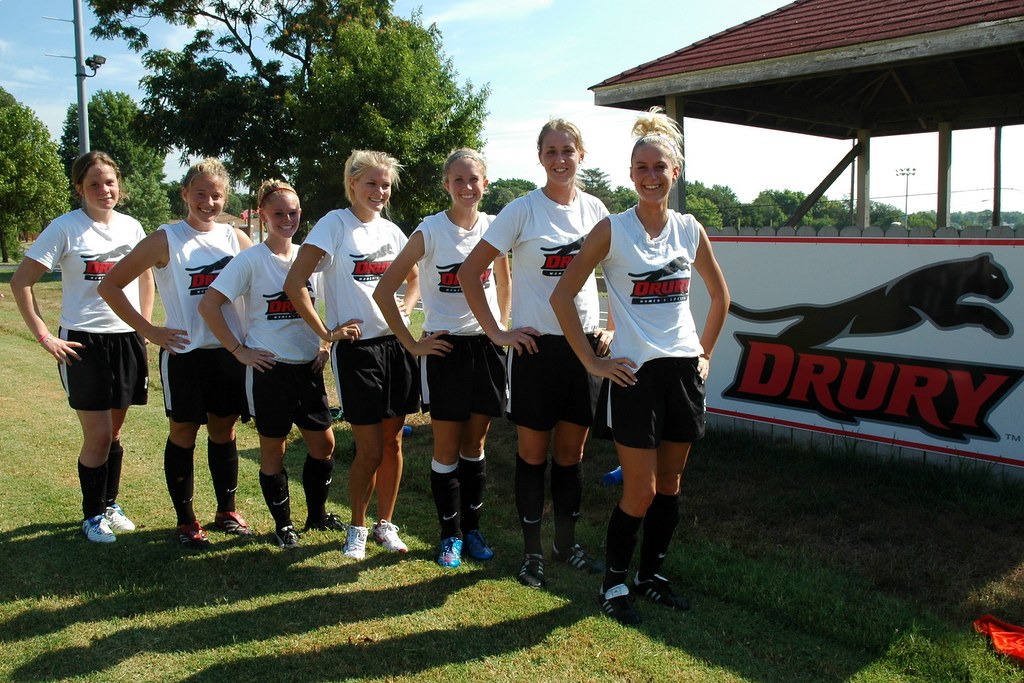 Drury Panthers Soccer Freshman recruits (L to R) Olivia P… Flickr