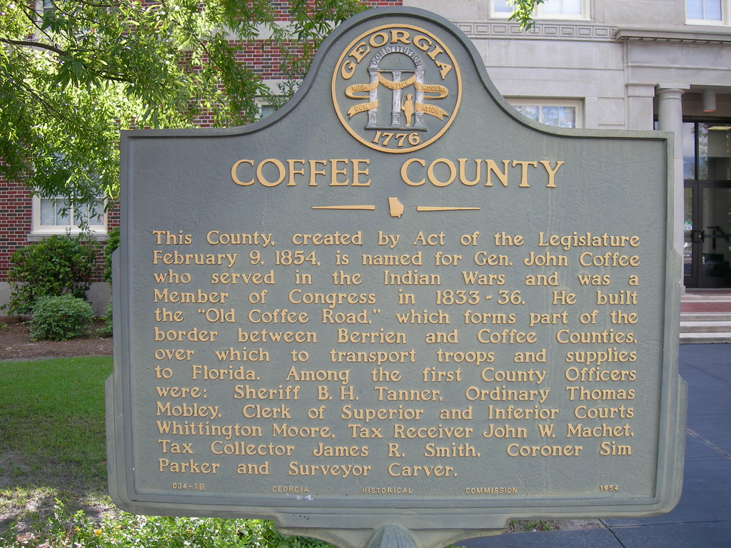 Coffee County Historic Sign Douglas, Jimmy Emerson, DVM