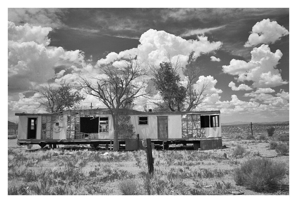 abandoned trailer park at the edge of tonopah, nv. Bradley Fulton