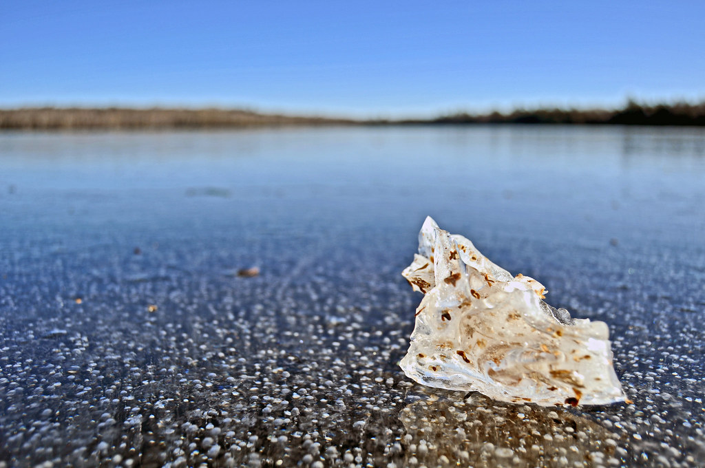 Lake Hebron Mother Nature's art in the ice of Lake Hebron … Flickr