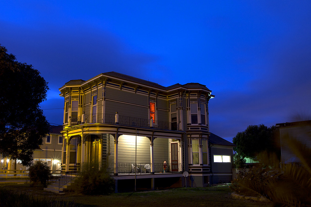 The TildenLaine House in blue hour Alviso, Ca Canon EOS 6… Flickr