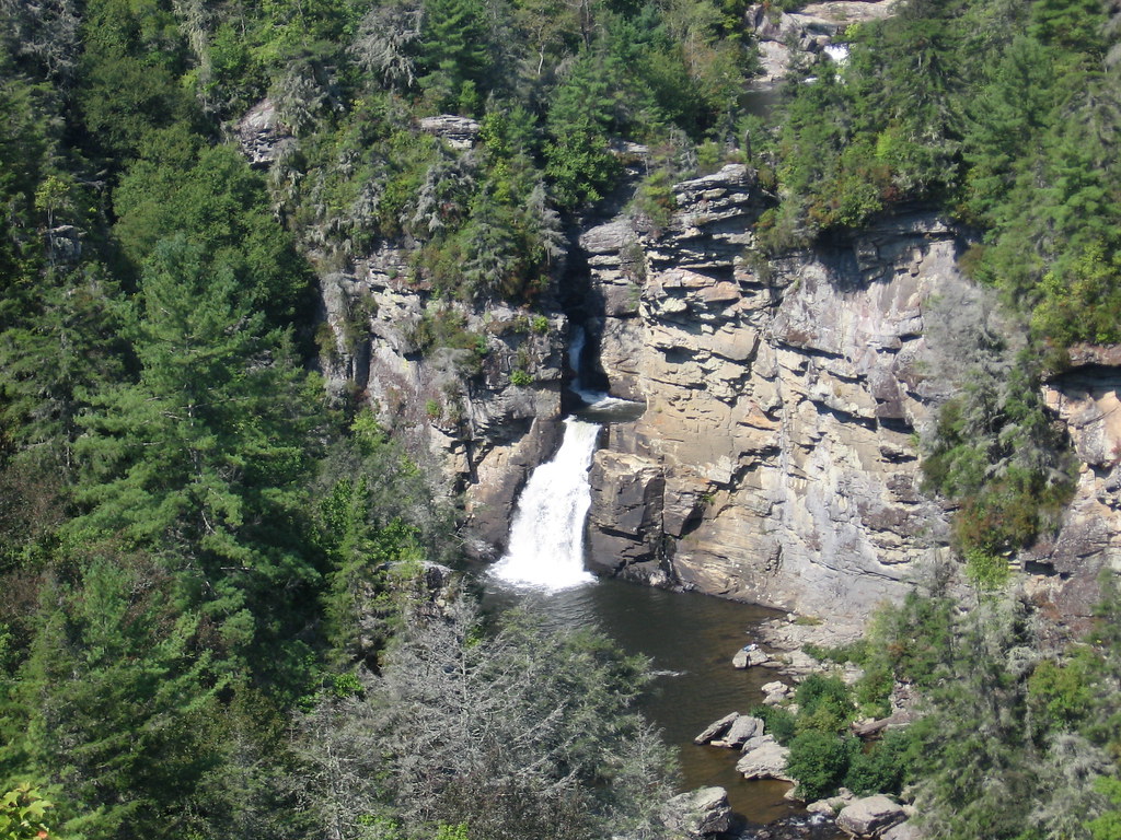 Linville Falls, North Carolina from Erwin's View Kelli Koob Flickr