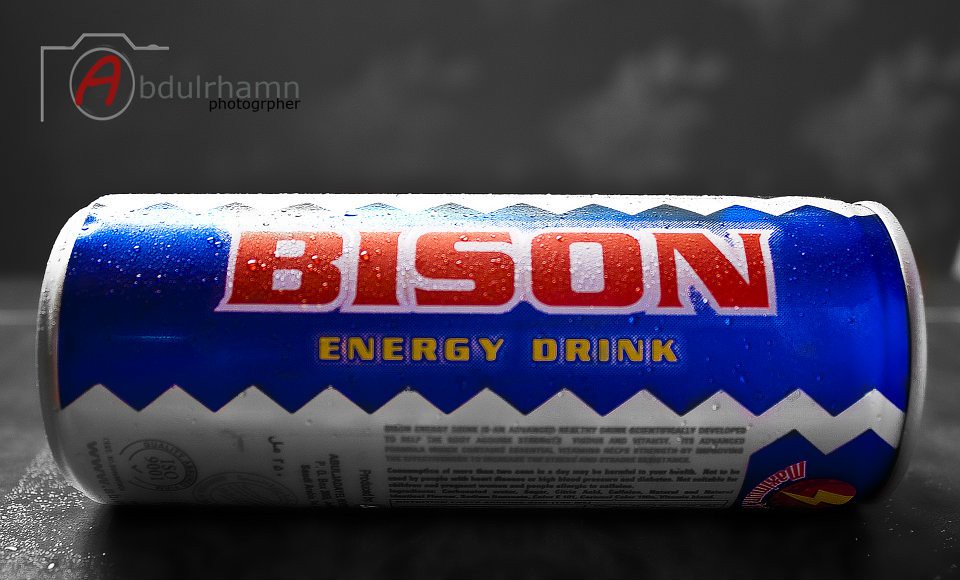 BISON ENERGY DRINK Canon EOS 500D Lens 50mm f1.4 Abdulrhman Al