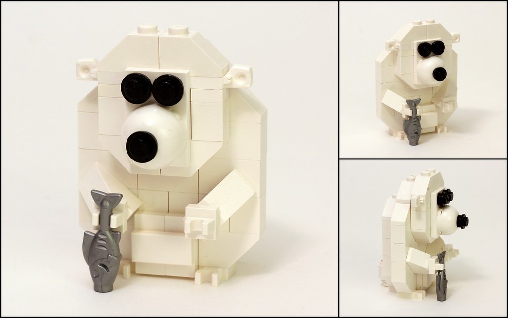 Polar Bear A small LEGO sculpture of a Polar Bear. This is… Flickr