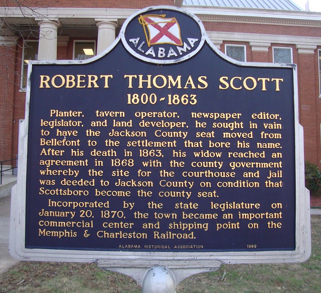 Robert Thomas Scott Marker (Scottsboro, Alabama) a photo on Flickriver