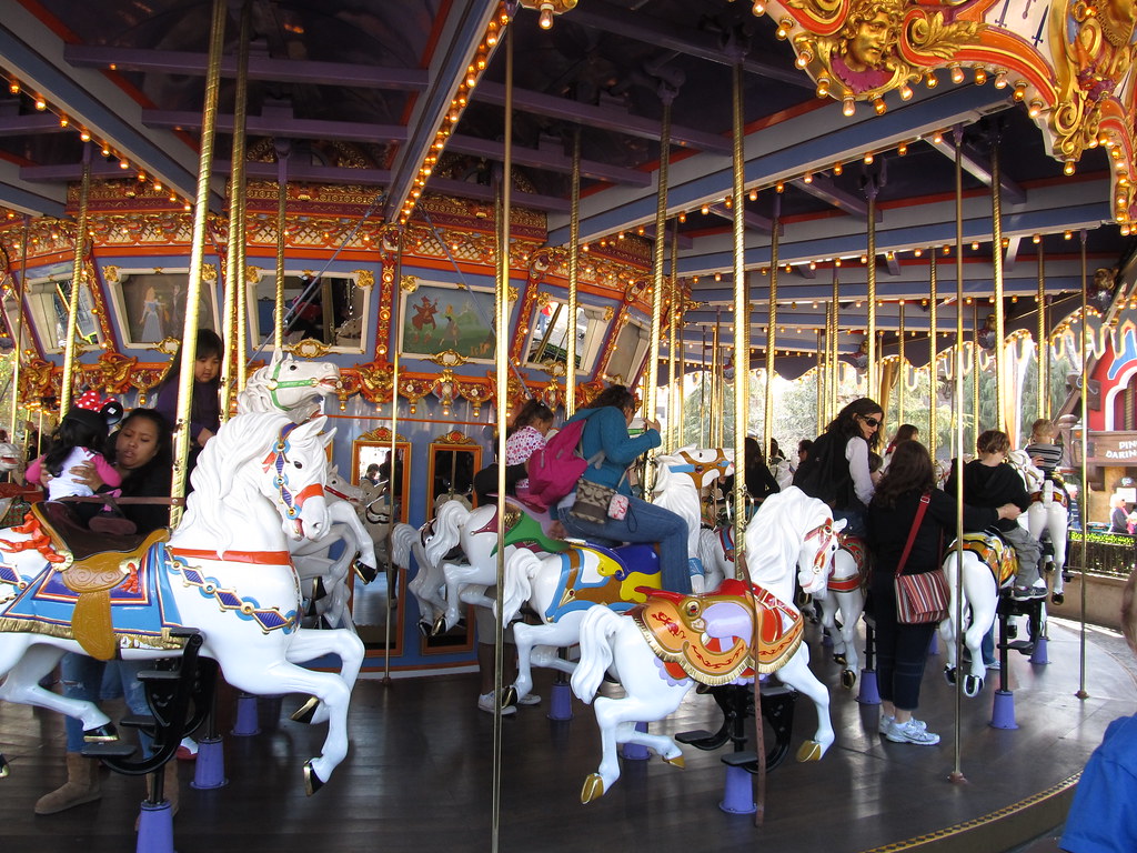 King Arthur's Carrousel, Fantasyland, Disneyland, Anaheim,… Flickr