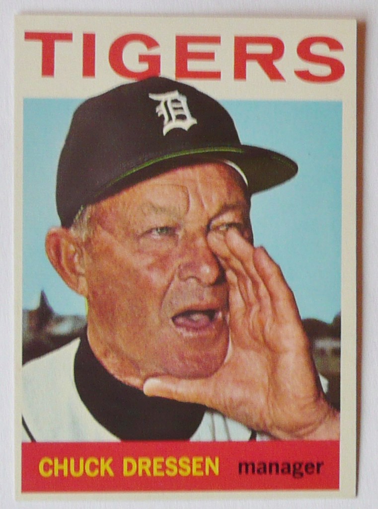 CHUCK DRESSEN DETROIT TIGERS 1964 Frank Kelsey Flickr