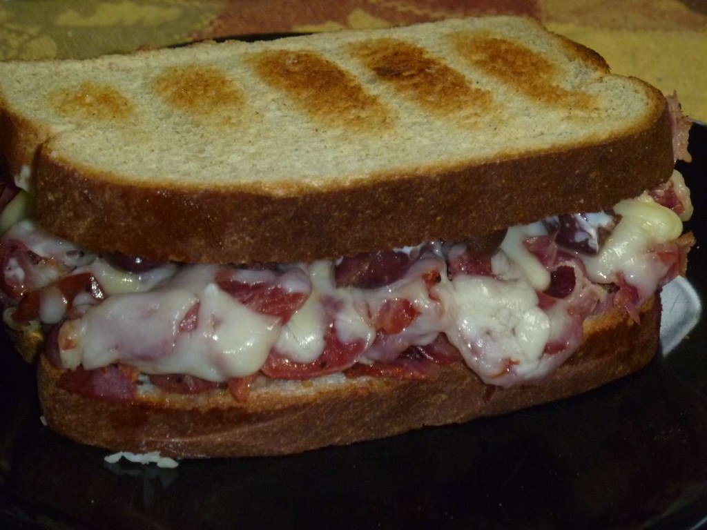 Sandwich Fried Hot Capicola and Cheese 2 Steve Wertz Flickr